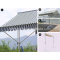 Toldo Gazebo retráctil doble cara plegable doble cara con soporte